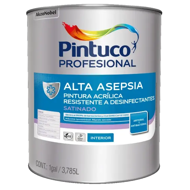 Pintura Acrilica Pintuco Alta Asepsia