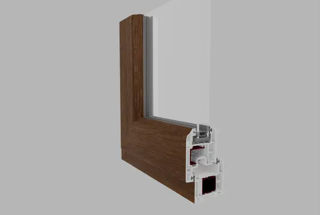 Perfil de PVC Laminado Everest Max-Deceuninck