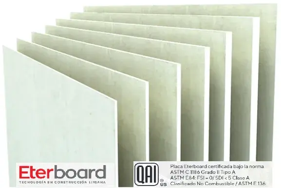 Placa Plana Eterboard 8 mm
